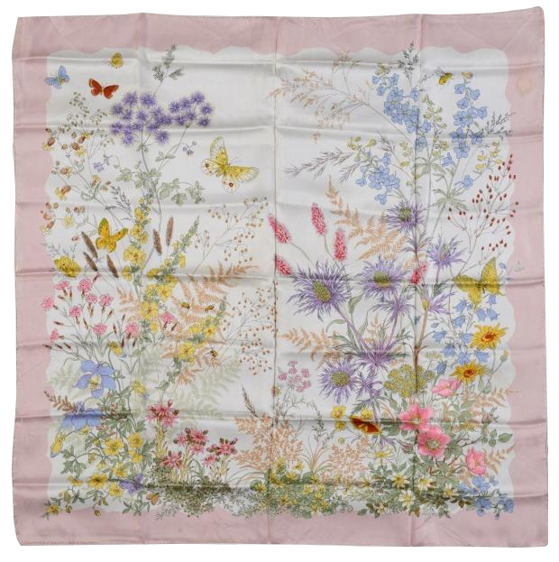 Audrey's silk scarf that she gift to her fan from England.