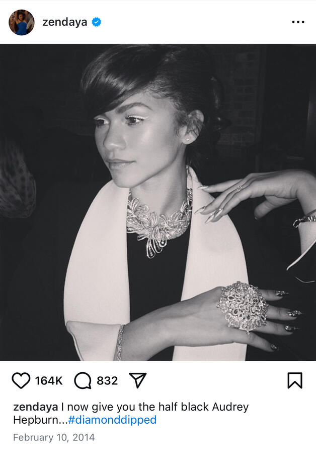 © Zendaya via Instagram.