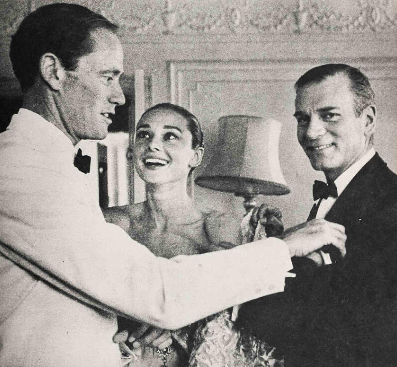 Getting ready for the London Premiere of The Nun's Story. July 27, 1959.