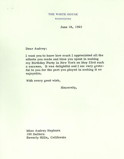 John F. Kennedy Presidential Library and Museum archives.