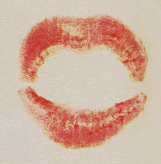 Audrey Hepburn's Lipograph auctioned at Sotheby's in 1979.